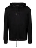 Modal Hooded Kangaroo Pocket Unisex Sweatshirt – Black